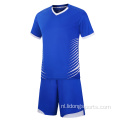 Aangepaste voetbalvoetbal Set set herenvoetbaluniform